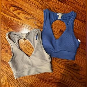 sports bras set of two!